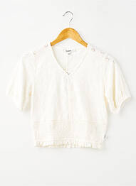 Top manches courtes manches courtes beige GARCIA fille