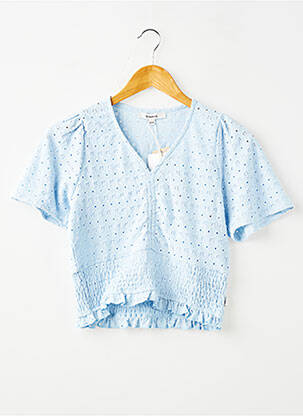 Top manches courtes manches courtes bleu GARCIA fille