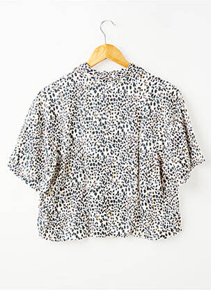 Chemisier manches courtes manches courtes beige GARCIA fille