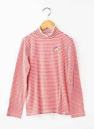 T-shirt coupe cintrée manches longues rouge GARCIA fille