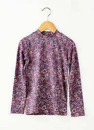 T-shirt stretch manches longues violet GARCIA fille