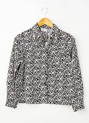 Chemisier coupe droite manches longues noir MOLLY BRACKEN fille