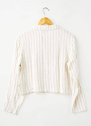 Chemisier manches longues manches longues beige LE TEMPS DES CERISES fille