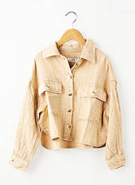 Veste casual poches beige LE TEMPS DES CERISES fille