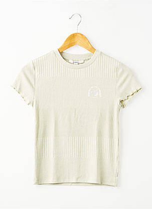 T-shirt stretch manches courtes vert GARCIA fille