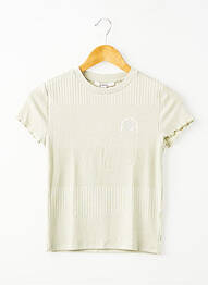 T-shirt stretch manches courtes vert GARCIA fille