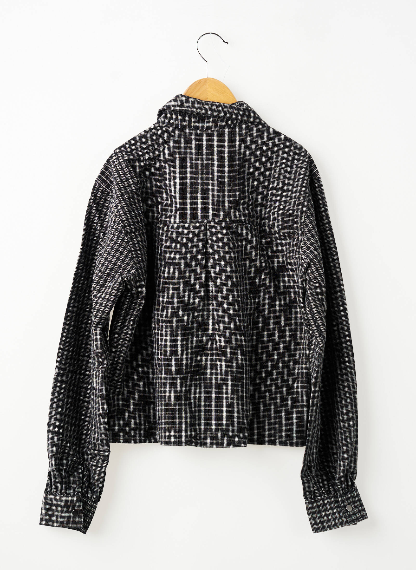 Chemisier manches longues manches longues noir LE TEMPS DES CERISES fille