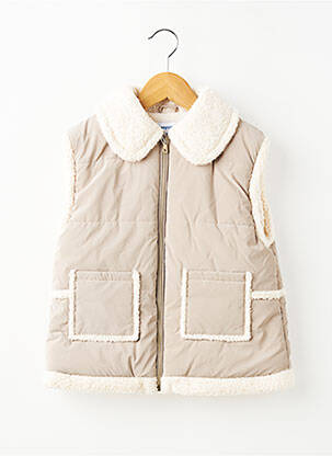 Veste casual col chemisier beige MAYORAL fille