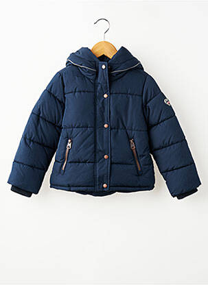 Doudoune poches a capuche bleu GARCIA fille
