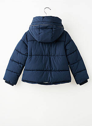 Doudoune poches a capuche bleu GARCIA fille