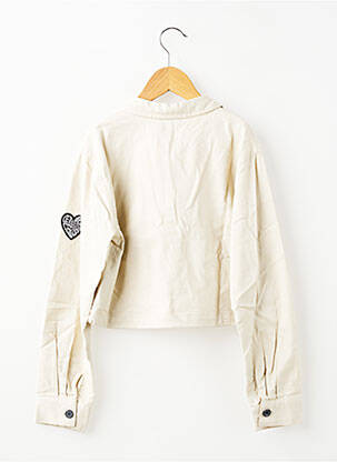 Veste casual col chemisier beige LE TEMPS DES CERISES fille