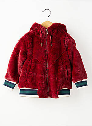 Veste casual poches rouge J&JOY fille