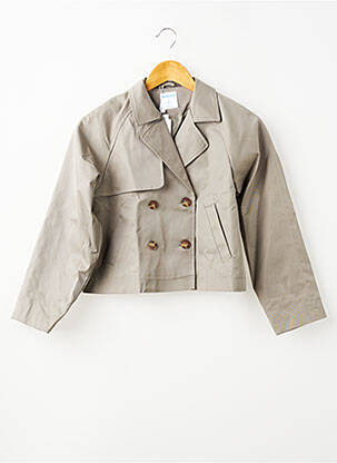 Trench poches sans capuche vert MAYORAL fille