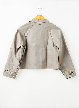 Trench poches sans capuche vert MAYORAL fille