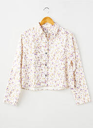 Veste casual fermeture boutonnée sur le devant beige LE TEMPS DES CERISES fille