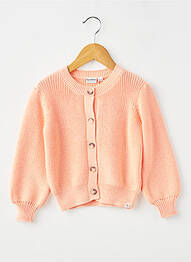 Gilet manches longues resserrée sur le bas orange GARCIA fille