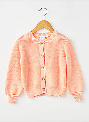 Gilet manches longues resserrée sur le bas orange GARCIA fille