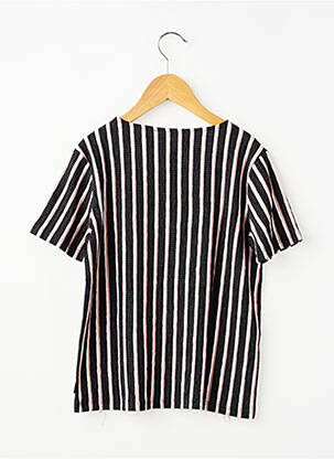 T-shirt stretch manches courtes noir GARCIA fille