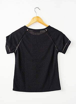 T-shirt coupe droite manches courtes noir MOLLY BRACKEN fille