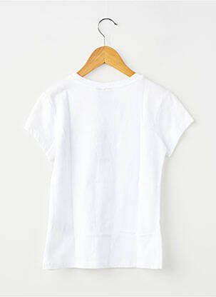 T-shirt coupe droite manches courtes blanc G STAR fille