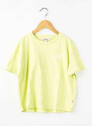 T-shirt coupe droite manches courtes vert GARCIA fille