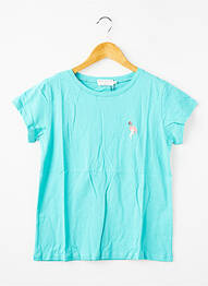 T-shirt coupe droite manches courtes bleu MOLLY BRACKEN fille