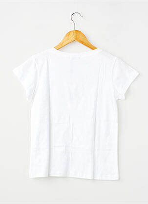 T-shirt coupe droite manches courtes blanc MOLLY BRACKEN fille