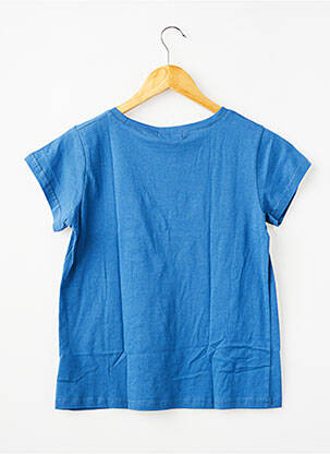 T-shirt coupe droite manches courtes bleu MOLLY BRACKEN fille