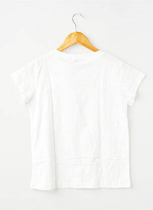 T-shirt coupe droite manches courtes blanc MOLLY BRACKEN fille