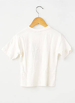 T-shirt coupe droite manches courtes blanc GARCIA fille