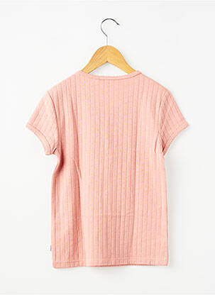 T-shirt coupe droite manches courtes rose GARCIA fille