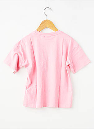 T-shirt coupe droite manches courtes rose GARCIA fille