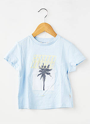 T-shirt coupe droite manches courtes bleu GARCIA fille