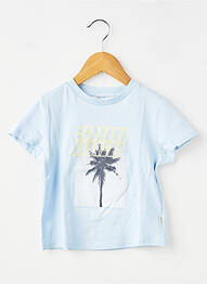 T-shirt coupe droite manches courtes bleu GARCIA fille