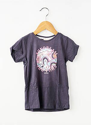 T-shirt coupe droite manches courtes gris GARCIA fille