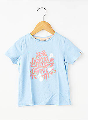 T-shirt coupe droite manches courtes bleu GARCIA fille