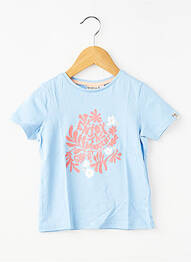 T-shirt coupe droite manches courtes bleu GARCIA fille