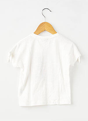 T-shirt coupe droite manches courtes blanc GARCIA fille