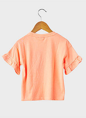 T-shirt coupe droite manches courtes orange GARCIA fille