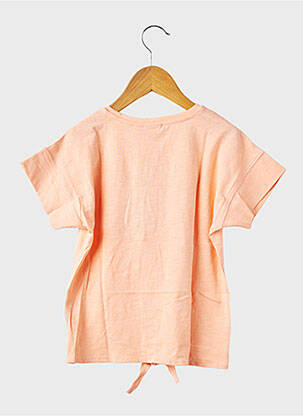 T-shirt coupe droite manches courtes orange GARCIA fille
