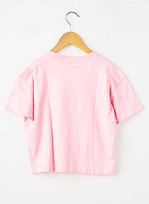 T-shirt coupe droite manches courtes rose GARCIA fille