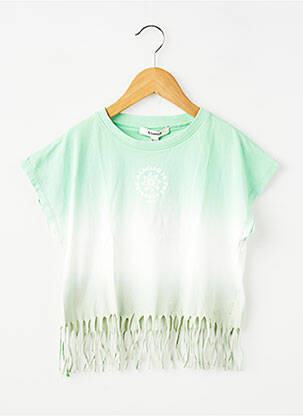 T-shirt coupe droite manches courtes vert GARCIA fille