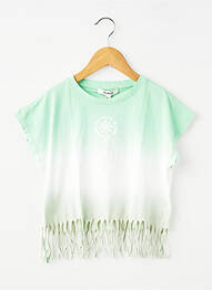 T-shirt coupe droite manches courtes vert GARCIA fille