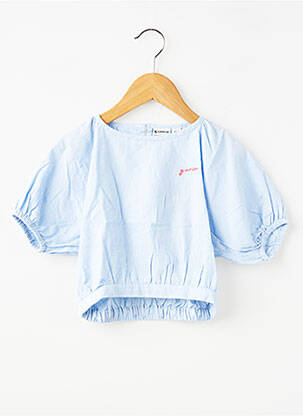 Top manches courtes manches courtes bleu GARCIA fille