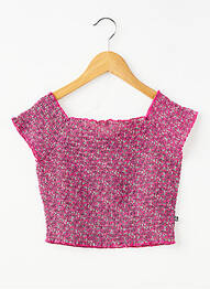 Top manches courtes manches courtes rose LE TEMPS DES CERISES fille