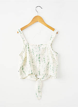 Top sans manche sans manche vert LE TEMPS DES CERISES fille