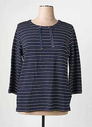 T-shirt manches 3/4 manches 3/4 bleu RABE femme
