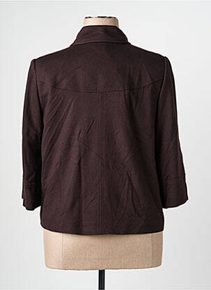 Veste casual epaulette marron LEWINGER femme