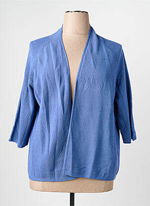 Gilet manches courtes manches mi-longues bleu OLSEN femme