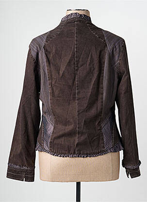 Veste casual epaulette gris PAUSE CAFE femme